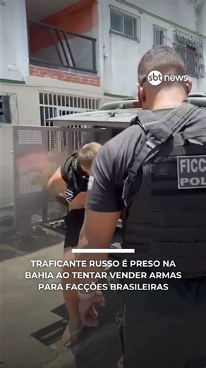 Traficante russo é preso na Bahia ao tentar vender armas para facções brasileiras | #sbtnews