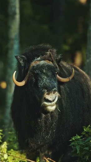 How Musk Ox Survive the Arctic #muskox #giantanimals