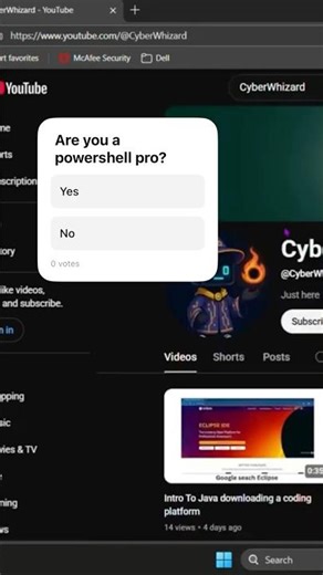 Powershell/terminal command for beginners! #new #shorts #trending