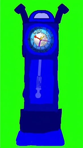grandfather clock green screen