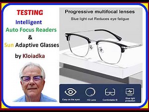 Test & Review - Intelligent Auto Focus Reading & Sun Adaptive Glasses by Kloiadka