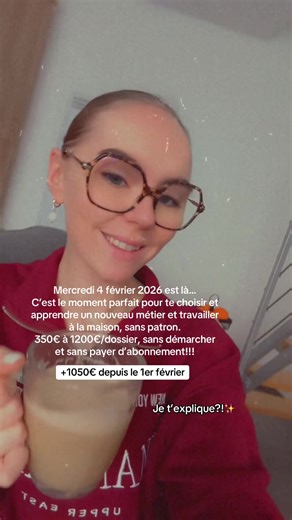 C’est le moment parfait pour débuter ton mois de février en beauté, mais surtout préparer ta nouvelle vie en 2026 ! Apprends un nouveau métier 100% en ligne, travailler depuis chez toi en totale liberté. Et oui c’est aussi cumulable avec un autre job, plus de stress, juste les compétences, ton organisation et ta détermination.🙌 Si toi aussi tu veux changer ton quotidien, et créer ta propre manière de travailler, de te créer un complément de revenu… tu sais ce qu’il te reste à faire. Commente « 
