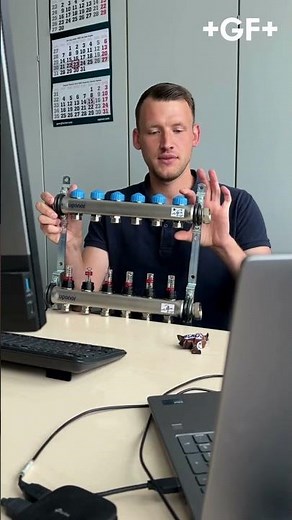 👉 Druckschwankungen? 🤯 Hier hilft der Uponor Vario S Verteiler DFC! #shorts #shortvideo