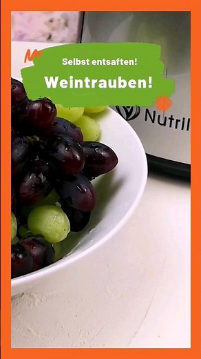🍇Trauben ganz einfach selbst Entsaften! 💪 #Traubensaft #lecker #selbstgemacht