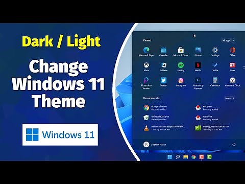 How to Change Windows 11 Theme - Dark / Light Theme