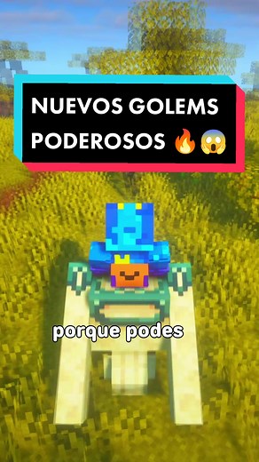 SE PUEDE MONTAR!😮💥 El mod de Minecraft, se llama Plenty of Golems y suma nuevos golemos con distintas habilidades especiales dentro del Mundo de Minecraft. El mod esta disponible para las versiones 1.19/1.20 del juego y podes descargarlo en mi canal de Youtube: Valenn_Ro #minecraft #minecraftmodsurvival #minecraftenespañol #minecraftmemes #minecraftbuilds