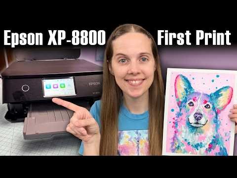 Epson Expression Photo XP-8800 - How to Make Your First Art Print in Photoshop