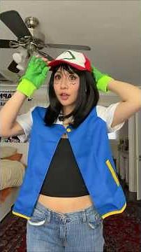 I turned myself into Ash Ketchum! #pokemon #pikachu