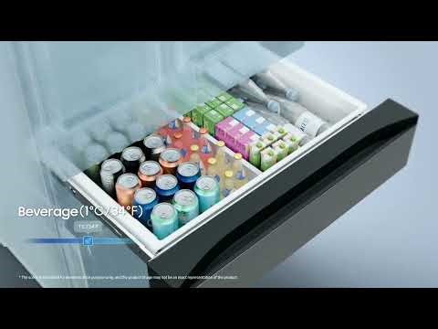 Customize your middle drawer temperature with FlexZone™ Drawer | Samsung