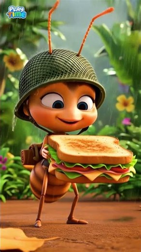 Ants Go Marching One by One 🐜 | Learn Good Habits | Baby Nursery Rhymes | #Shorts