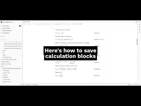 How to Create Templates in CalcTree | Build Your Calculation Library