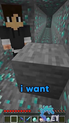 Minecraft Stone Block Trade Negotiation