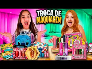 TROCA DE MAQUIAGEM COM A MINHA MÃE