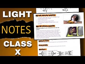 Light notes for class 10 - Session 2022-23 approved by CBSE TOPPER 🔥 ‪@padhleakshay‬