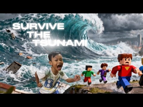 Can I Escape the Tsunami in Roblox? (Impossible Waves)