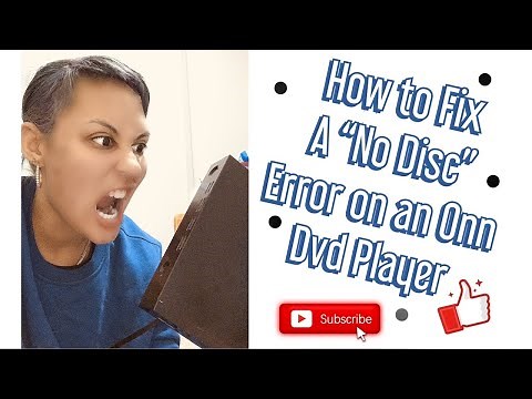 Fix a “No CD” Error on an Onn DVD Player