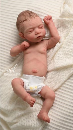 Preemie "Fake Baby" FOR SALE ~ Silicone Reborn Boy Kian #reborn #rebornbaby #siliconebaby #premature