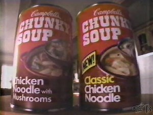 Campbell's Chunky Chicken Noodle Soup Commercial 1991
