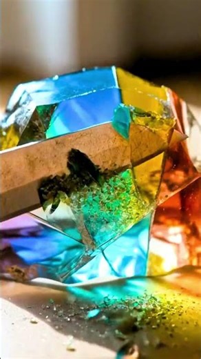 ASMR Prism Realm: Agressive Crystal Shards Slice