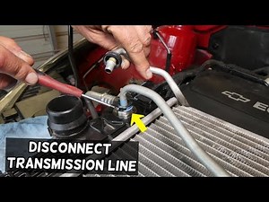 HOW TO DISCONNECT TRANSMISSION LINE ON CHEVROLET GMC BUICK CADILLAC PONTIAC