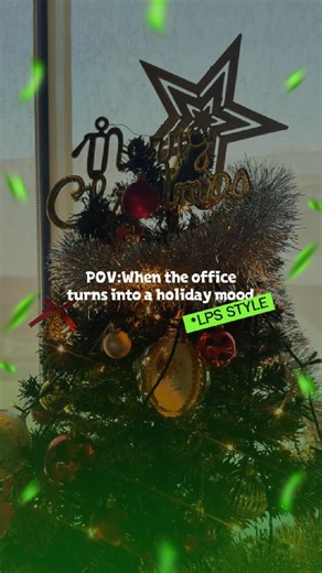 LPS on Instagram: "When the office turns into a holiday mood 🎄"