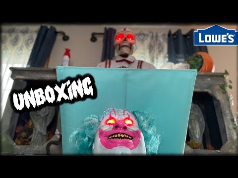 This Animatronic Has A HIDDEN Jumpscare?! | Lowes Halloween Ice Scream Skeleton UNBOXING