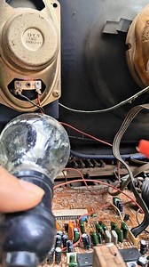 21K views · 103 reactions | ⚡Empty the remaining charge of the Flyback anode with a light bulb. #trick #tips #solution #remove #anode #fbt | Mamas Yanto | Facebook