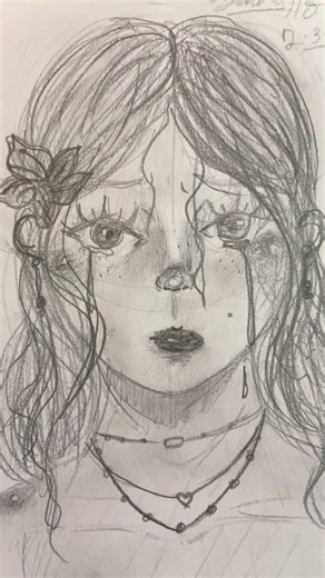 Making random doodles on the same page as one big drawing 😘 #art #drawing #relatable