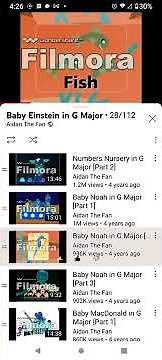 baby Einstein baby Noah in g major 4x speed