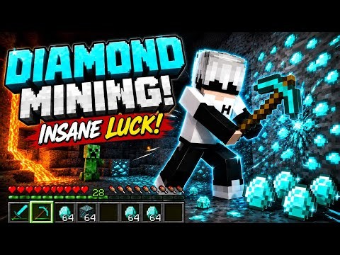 I Found the BIGGEST Diamond Vein in Minecraft! 💎😱