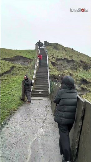 Cliffs Of Moher: Battling Fierce Winds in Ireland || WooGlobe