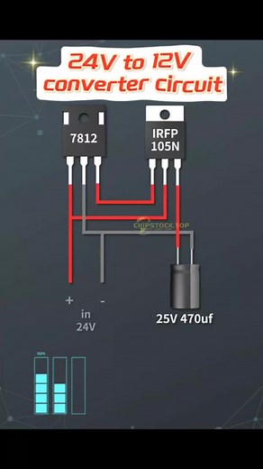DIY 24v to 12v Converter for Electronics Projects
