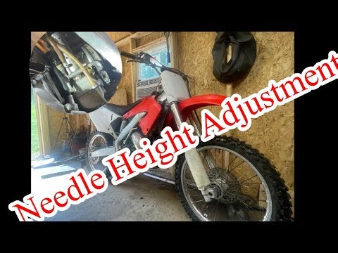 2001 Honda CR 125 - Needle Height Adjustment - Carb Tuning