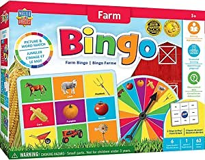 MasterPieces Kids Games - Farm Bingo Game