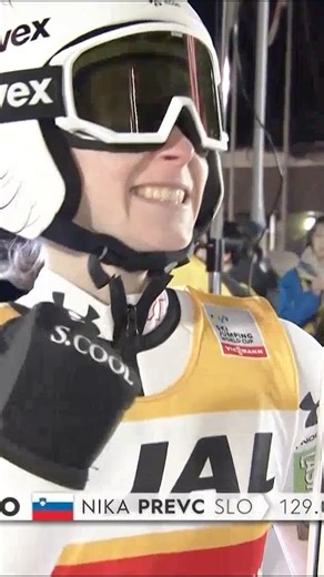 The jump for another World Cup win 🏆 Nika Prevc 🇸🇮 on top again 🚀 #fisskijumping #worldcupsapporowomen | FIS Ski Jumping