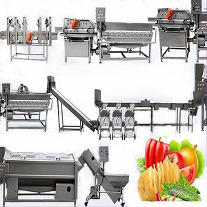 [Hot Item] Factory Directly Fruits and Vegetable Processing Equipment Vegetable Fruit Washing Cutting Machine