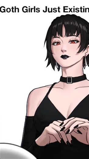 Goth girls are so fine 🖤🔥#gothgirl #gothic #goth #animation #meme #edit