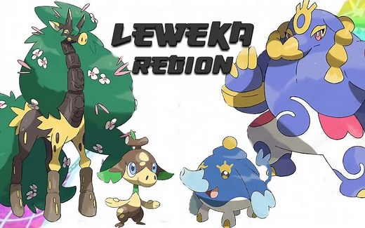 Complete Pokedex - Leweka Pokemon Region (African & Egyptian Fakemon Region)
