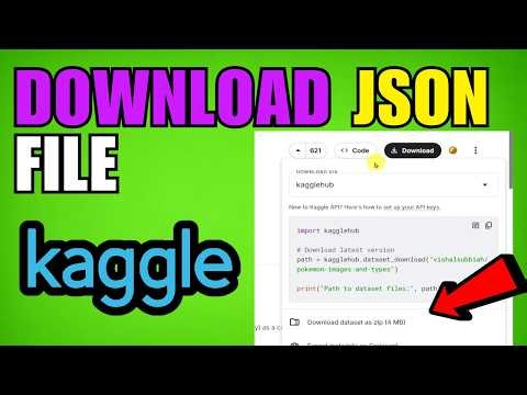 How To Download Kaggle JSON File (2026) (Complete Guide)