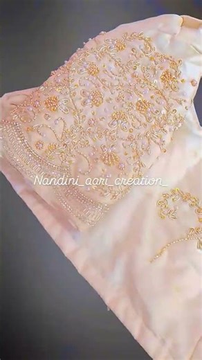 aari work design ।। heavy work design।।new designs आरीवर्क डिझाइन#aariworkblousedesign#shorts