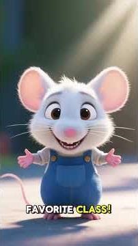 Sleepy Mouse vs Alarm Clock—Will He Miss School? #3danimation #animatedshorts #bedtimestories