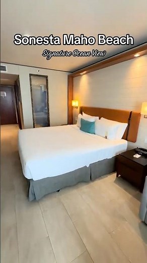 Inside the room I actually stayed in at Sonesta Maho 🌊 #resorttour #travel #real