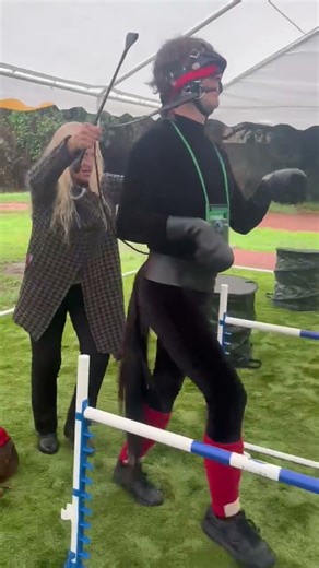 Nightwind and Miss Ann English Day 2025 Obstacle Course (Blindfolded)