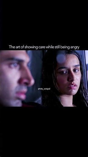 The art of showing care while still being angry #okjaanu #AdityaRoyKapur #ShraddhaKapoor #ManiRatnam