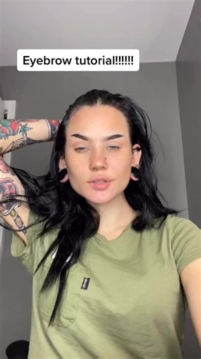 Half-Shaved Brow Tutorial ❤️