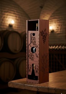 Wine Box SVG Laser Cut Christmas Bottle Holder Template, Customizable Engraved Gift, Digital Download - Etsy