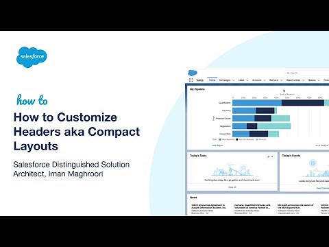 How to Customize Headers aka Compact Layouts | Salesforce Distinguished Architect, Iman Maghroori