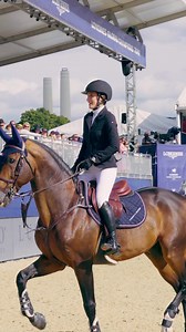 All smiles from Jessica Springsteen after winning the Longines Global Champions Tour Grand Prix of London 😁⁣⁣The love between her and Don Juan van de Donkhoeve ❤️⁣⁣#LGCTLondon #LGCT2023 #ShowJumping #Equestrian #Viral | Longines Global Champions Tour