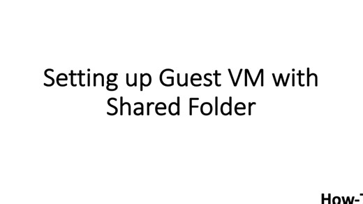 虚拟机新建与设置共享文件夹