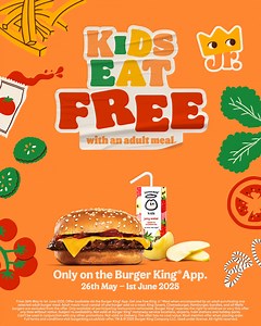 Treat the whole fam to their BK faves this half term. Be quick, offer ends 1st June | Burger King UK | Facebook